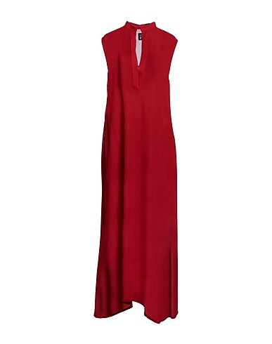FISICO Vestito lungo Mattone 100% Viscosa