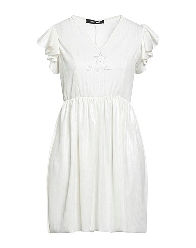 ODI ET AMO Short dress Ivory 100% Cotton