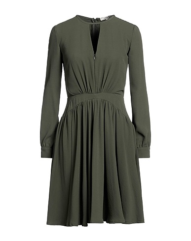 KORALLINE Short dress Dark green 65% Polyester, 35% Nylon