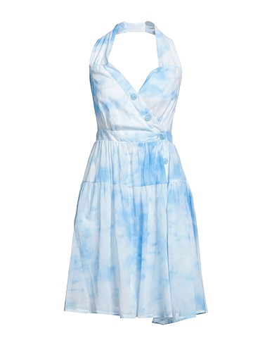 MAX & MOI Short dress Azure 100% Cotton