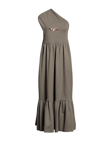 ODI ET AMO Midi dress Military green 100% Cotton