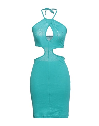 ODI ET AMO Short dress Turquoise 100% Cotton