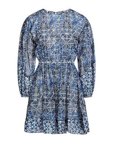 MAJE Short dress Blue 100% Cotton