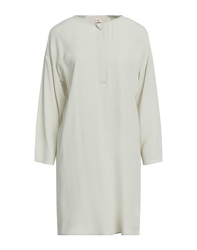 HER SHIRT HER DRESS Shirt dress Sage green 60% Viscose, 40% Silk