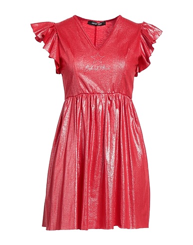 ODI ET AMO Short dress Red 100% Cotton