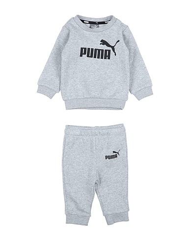 PUMA 新生児 Minicats ESS Crew Jogger FL  ライトグレー コットン 68% / ポリエステル 32% / ポリウレタン