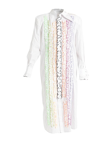 CHRISTOPHER JOHN ROGERS Long dress White 100% Cotton