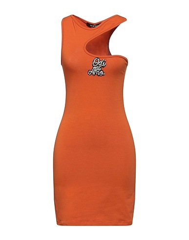 ODI ET AMO Kurzes Kleid Rostrot 100% Baumwolle