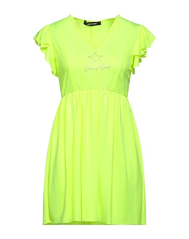 ODI ET AMO Short dress Yellow 100% Cotton
