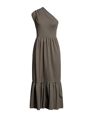 ODI ET AMO Midi dress Military green 100% Cotton