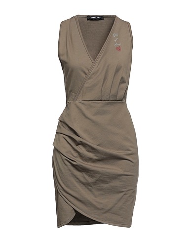 ODI ET AMO Short dress Military green 100% Cotton