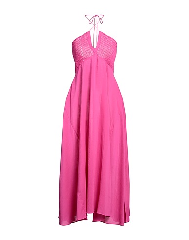 CACHAREL Midi dress Magenta 100% Cotton