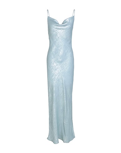 VILA Long dress Sage green 100% Polyester