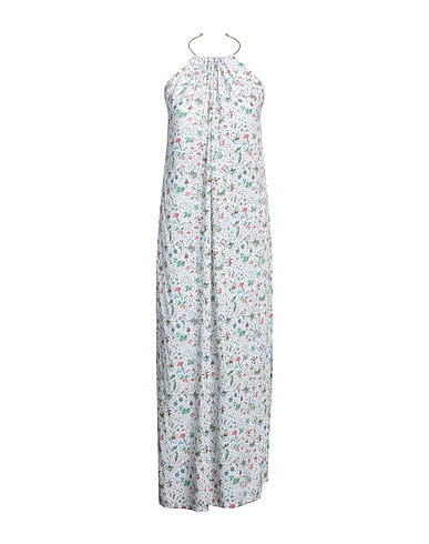 DELFINA Midi-Kleid Weiß 100% Viskose