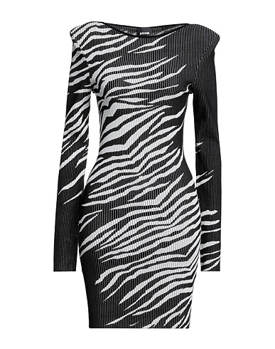 JUST CAVALLI Vestito corto Nero 67% Viscosa, 33% Poliestere