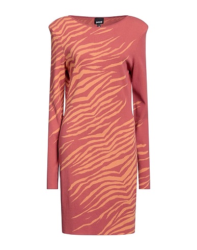 JUST CAVALLI Vestito corto Rosa antico 67% Viscosa, 33% Poliestere
