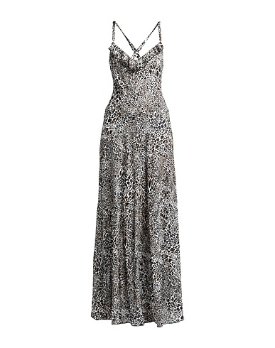 LIU •JO Long dress Brown 100% Viscose