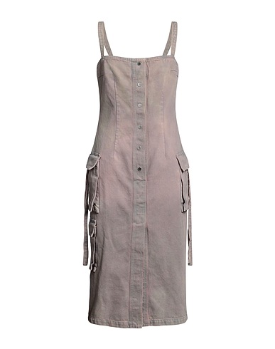 OFF-WHITE™ Denim dress Khaki 100% Cotton