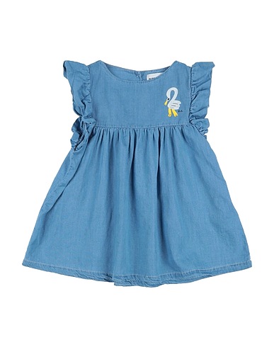 BOBO CHOSES Baby dress Blue 100% Cotton