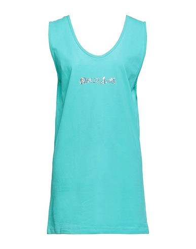 ODI ET AMO Vestito corto Turchese 100% Cotone