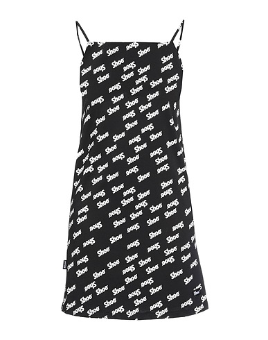SHOE Short dress Black 100% Cotton