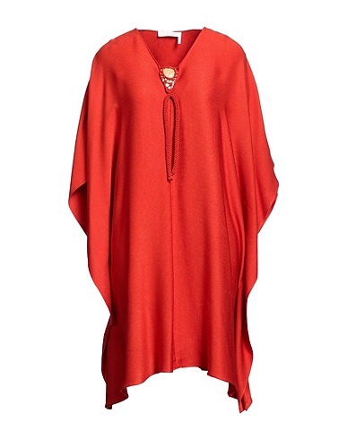 CHLOÉ Kurzes Kleid Orange 100% Seide, Perlmutt