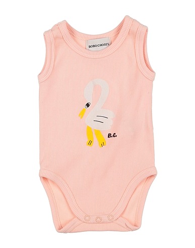 BOBO CHOSES Baby bodysuit Light pink 94% Cotton, 6% Elastane