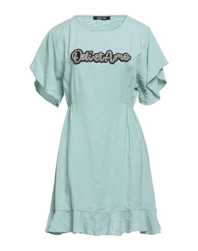 ODI ET AMO Short dress Light green 95% Polyester, 5% Elastane