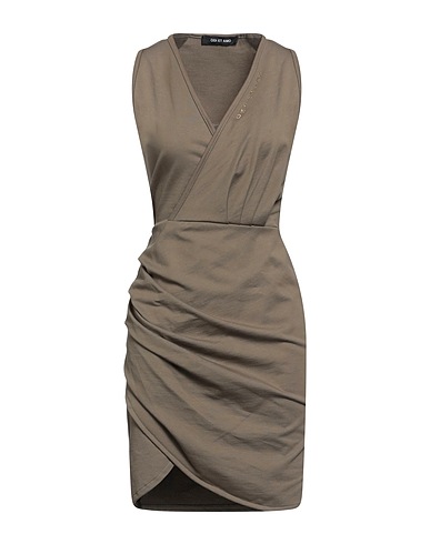 ODI ET AMO Short dress Military green 100% Cotton