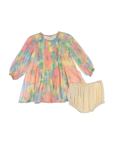 STELLA McCARTNEY KIDS Βρεφικό φόρεμα Σομόν 100% Μετάξι