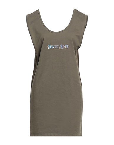 ODI ET AMO Short dress Military green 100% Cotton