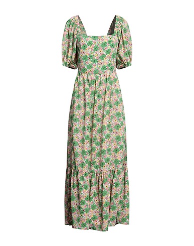 LIQUORISH Midi dress Green 100% Polyester
