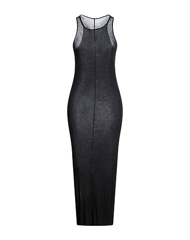 RICK OWENS Long dress Black 100% Cotton