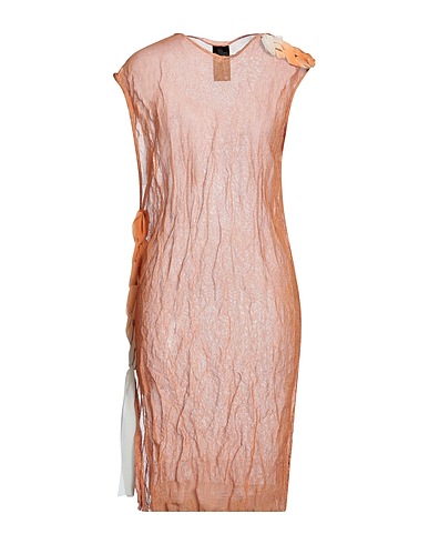 PIERANTONIO GASPARI Short dress Rust 62% Viscose, 29% Metal, 9% Polyamide