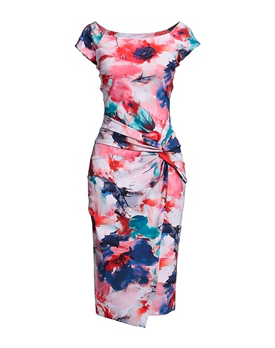 CHIARA BONI LA PETITE ROBE Midi dress Coral 72% Polyamide, 28% Elastane