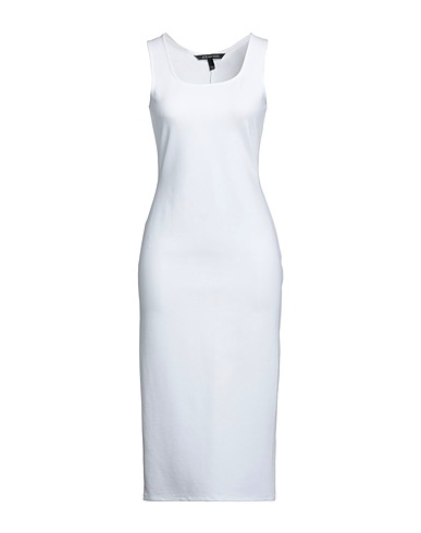 ARMANI EXCHANGE Midi dress White 69% Viscose, 27% Polyamide, 4% Elastane