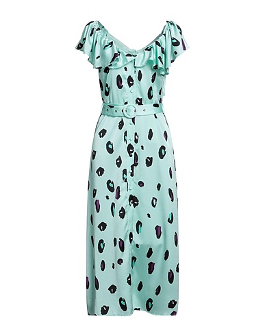LIQUORISH Vestito chemisier Verde chiaro 100% Poliestere