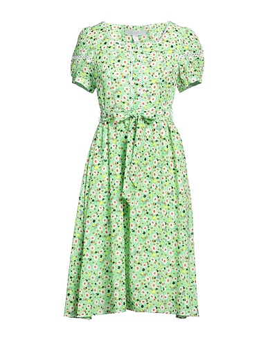 LIQUORISH Shirt dress Lime green 100% Polyester