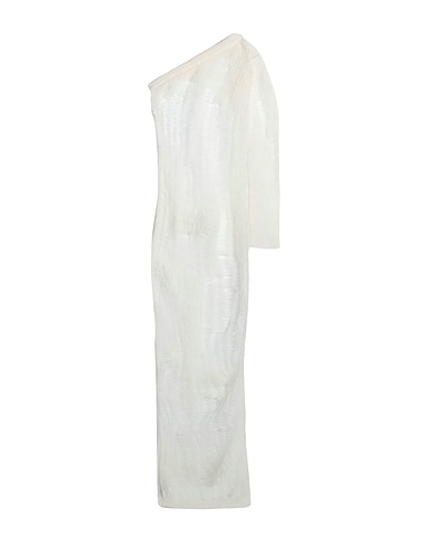 RICK OWENS Long dress Ivory 50% Polyamide, 46% Mohair wool, 4% Wool
