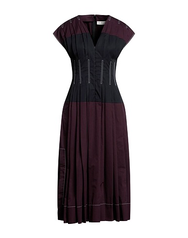 TORY BURCH Midi-Kleid Schwarz 100% Baumwolle