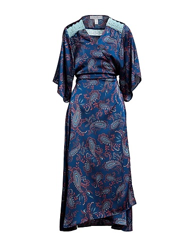 LIQUORISH Midi dress Blue 100% Polyester