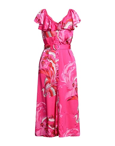 LIQUORISH Vestito chemisier Fucsia 100% Poliestere