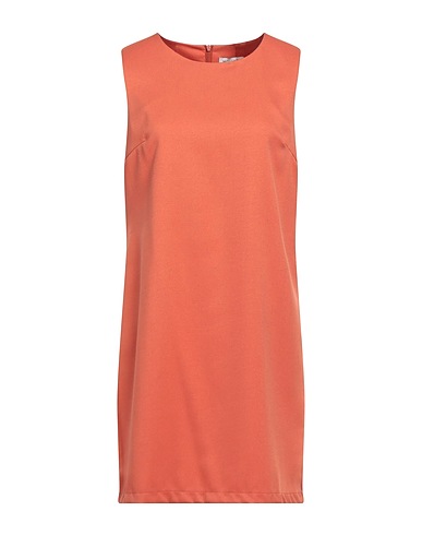 MOLLY BRACKEN Short dress Rust 100% Polyester