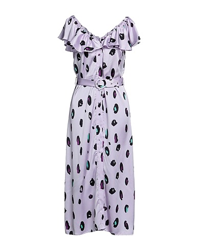 LIQUORISH Midi dress Lilac 100% Polyester