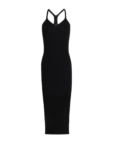 CALVIN KLEIN Midi dress Black 65% EcoVero™ viscose, 35% Polyamide