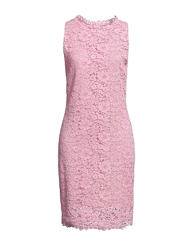 ROCCOBAROCCO Midi dress Pink 46% Viscose, 39% Cotton, 15% Nylon, Polyester