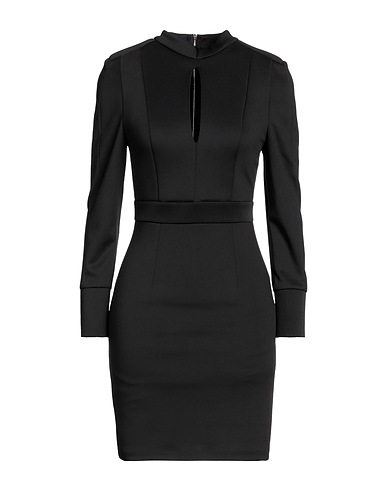 FOREVER UNIQUE Vestito corto Nero 100% Poliestere