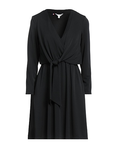TOMMY HILFIGER Short dress Black 95% Polyester, 5% Elastane