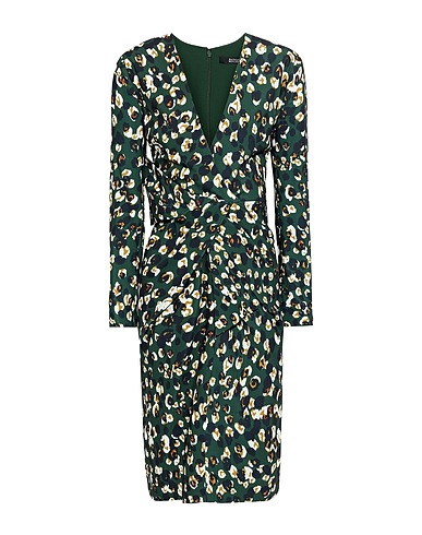 BADGLEY MISCHKA Vestito da ufficio Verde scuro 98% Poliestere, 2% Elastan