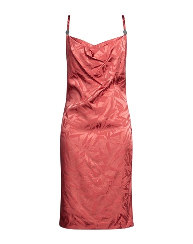 JUST CAVALLI Midi dress Antique rose 64% Viscose, 34% Acetate, 2% Elastane